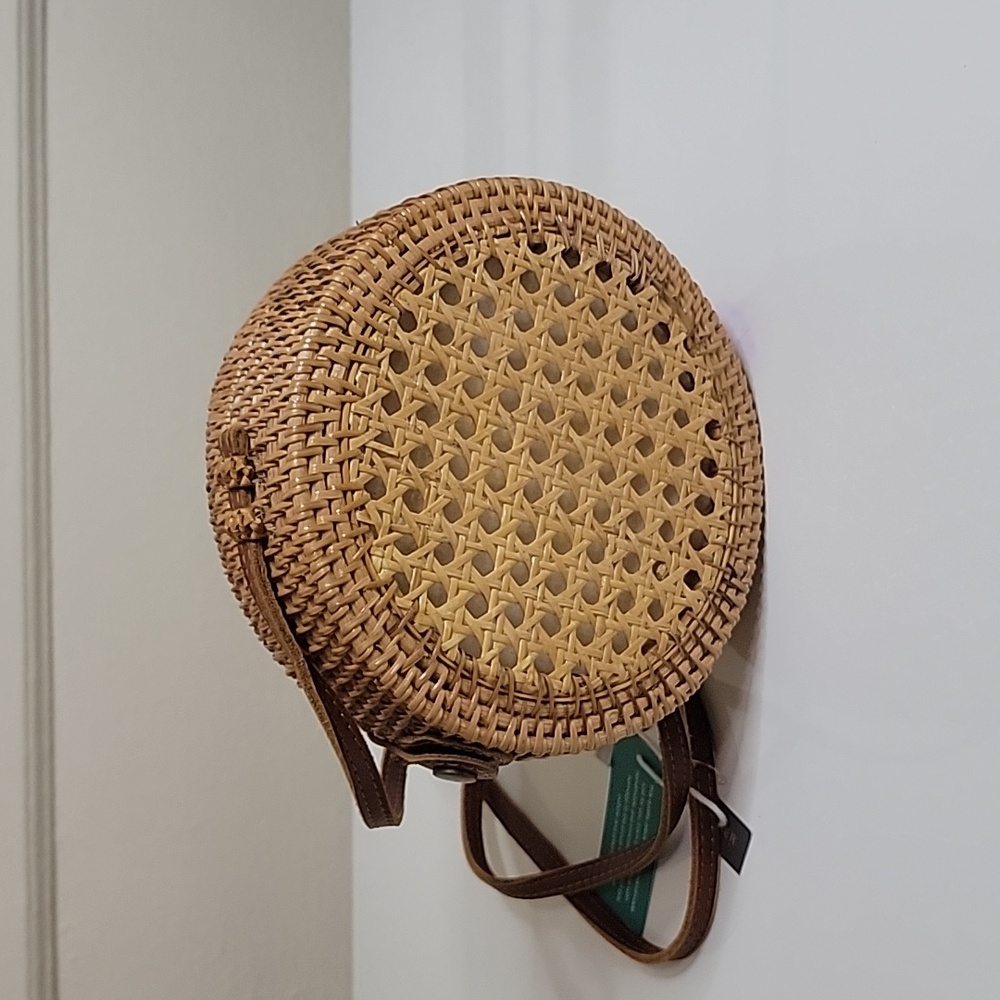Rattan Circle Boho Women's Bag